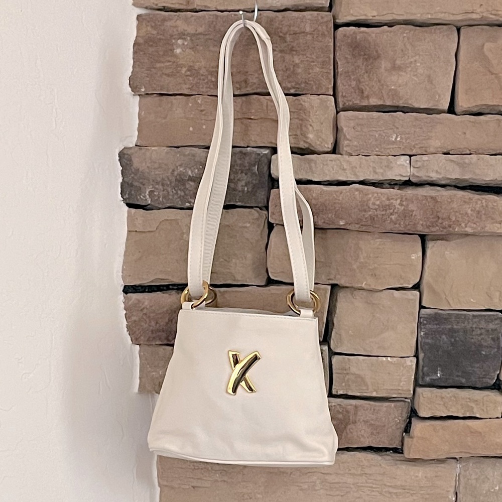 Paloma Picasso White Shoulder Bag